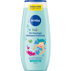 Nivea Kids 3v1 sprchový gél šampón a kondicionér Jablko