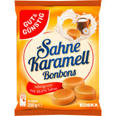 Karamelky se smetanou Gut und Gunstig 40 Ks