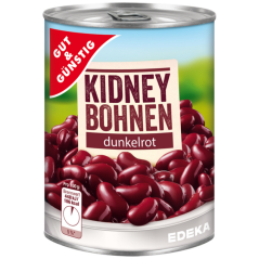 Tmavočervená fazuľa Kidney Gut und Gunstig 400 g