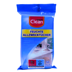 Clean univerzálny čistiace vlhčené obrúsky 50 Ks