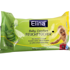 Elina dětské vlhčené ubrousky s Aloe Vera