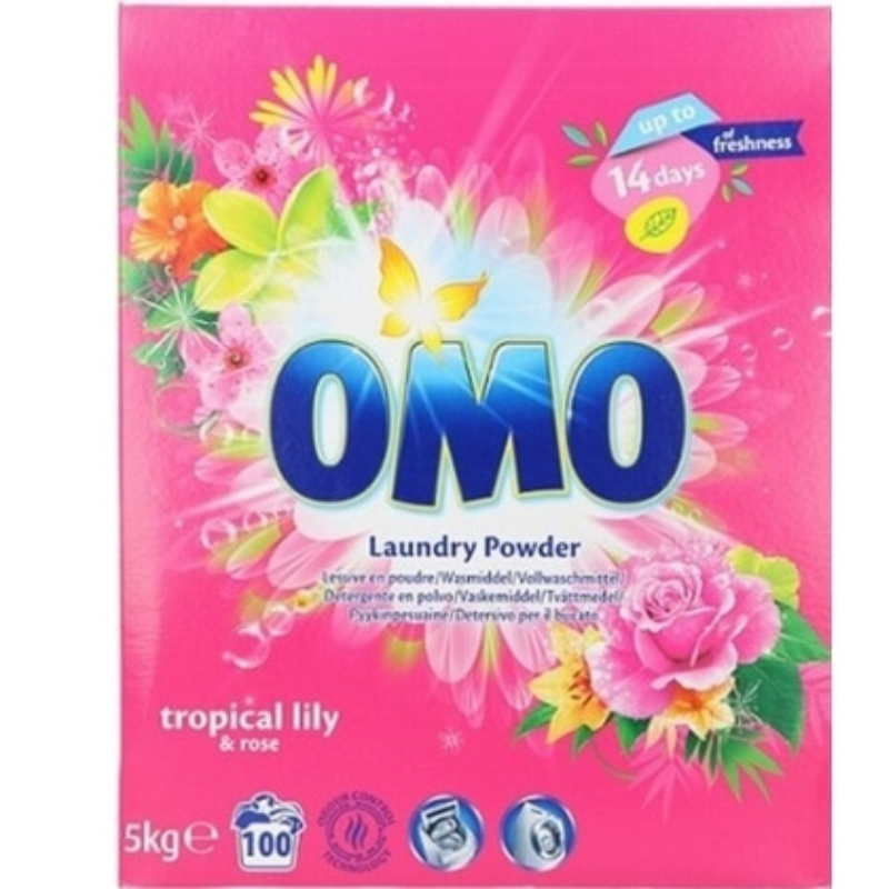 Omo prací prášek universal s tropickou vůní 100 dávek