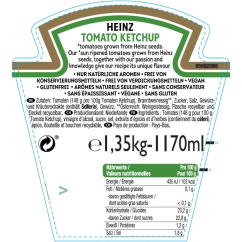 Heinz kečup jemný 1170 ml/ 1,35 kg