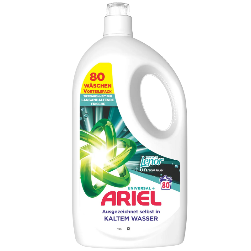 Ariel prací gél Universal Lenor Unstoppables 80 dávok