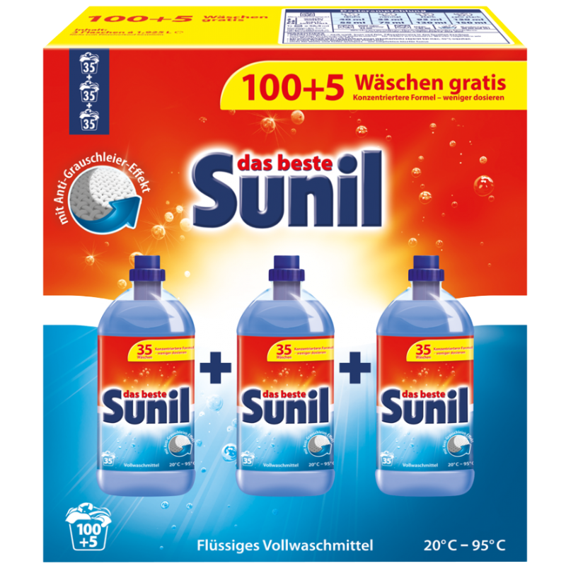 Sunil prací gel Universal 105 dávek