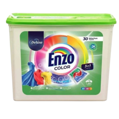 Enzo prací kapsle Deluxe 2v1 Color 30 ks