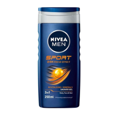 NIVEA MEN Sport 3v1 sprchový gel 250 ml