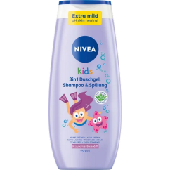 Nivea Kids 3v1 sprchový gel šampon a kondicionér Borůvka