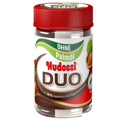Nudossi DUO lísko-oříškový krém bez palmového oleje 300g