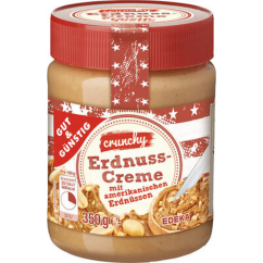 Arašídové máslo s kousky arašídů Gut und Gunstig 350 g
