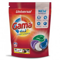 GAMA prací kapsle 4v1 Universal 60 Ks