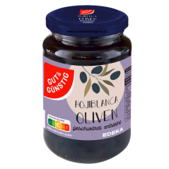 Olivy černé ve slaném nálevu Gut und Gunstig 340 g