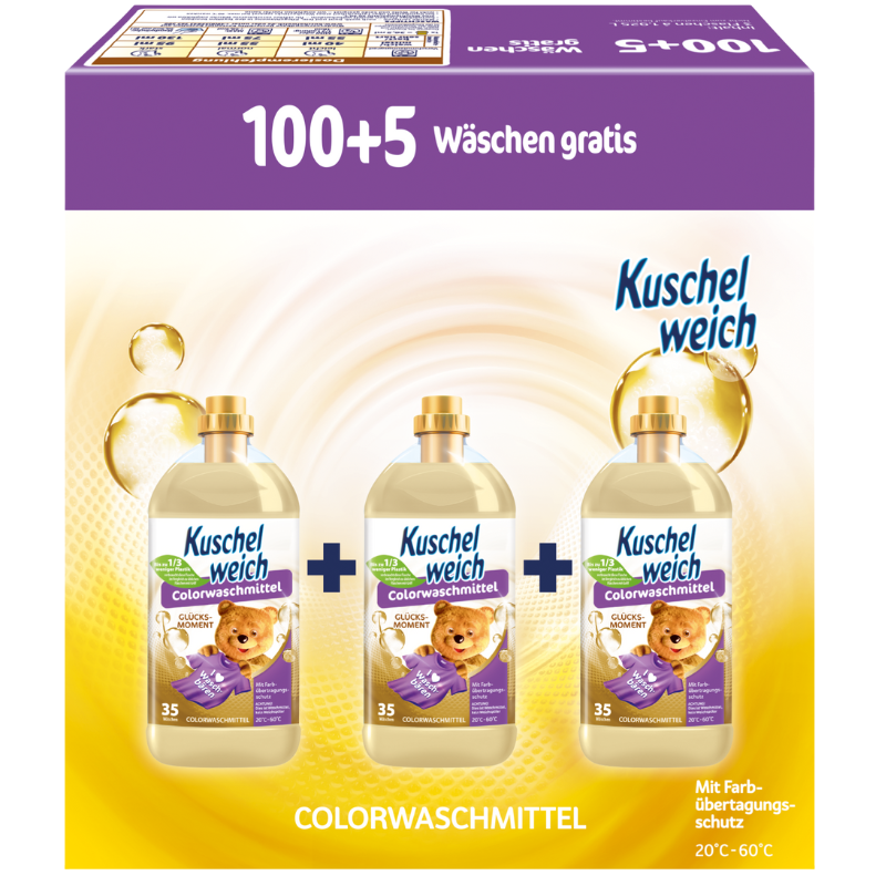 Kuschelweich prací gel Color Glücksmoment 105 dávek