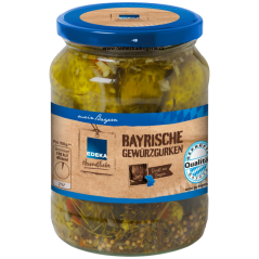 Bavorské nakládané okurky 670 g