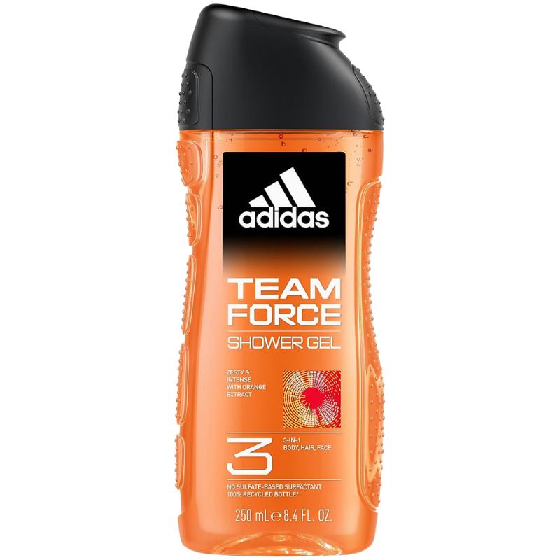 Adidas sprchový gél 3v1v Team Force 250 ml