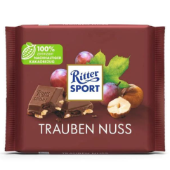 Ritter Sport čokoláda s hrozny a oříšky 100 g