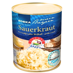 Kysané bílé zelí z Bavorska Edeka 810 g