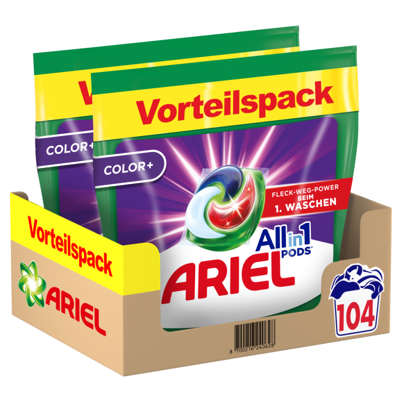 Ariel prací kapsle Color 104 ks