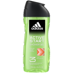 Adidas sprchový gél 3v1 Active Start 250 ml