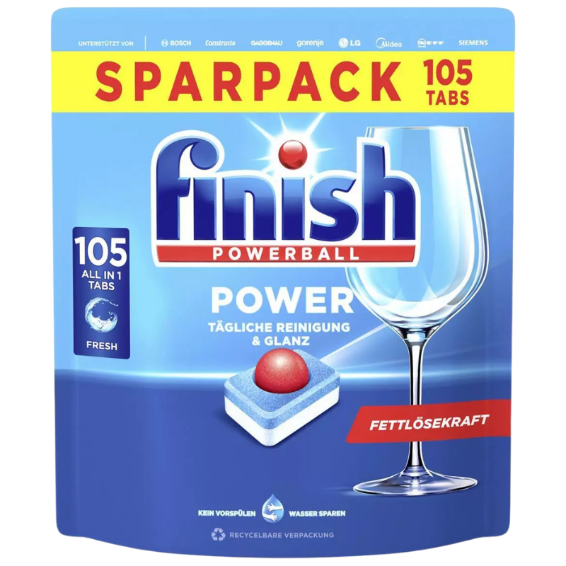 tablety do myčky Finish Powerball 105 ks