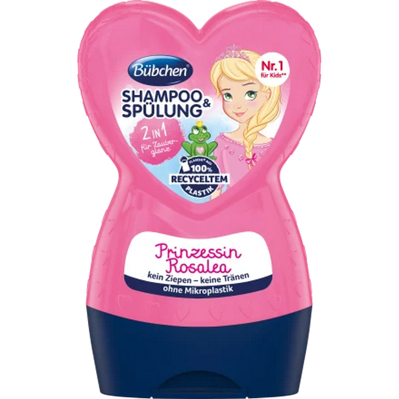 Bübchen Kids dětský šampon a sprchový gel 2v1 Princess Rosalea