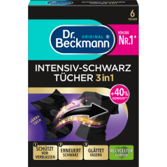 Dr. Beckmann ubrousky proti barvení černého prádla prádla 3v1