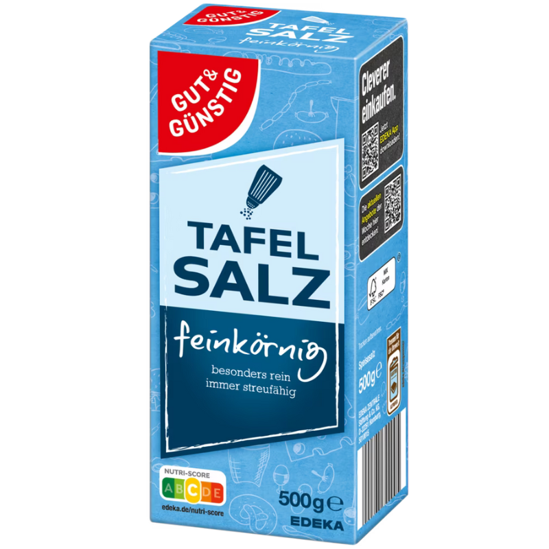 Stolní sůl Gut und Gunstig 500 g