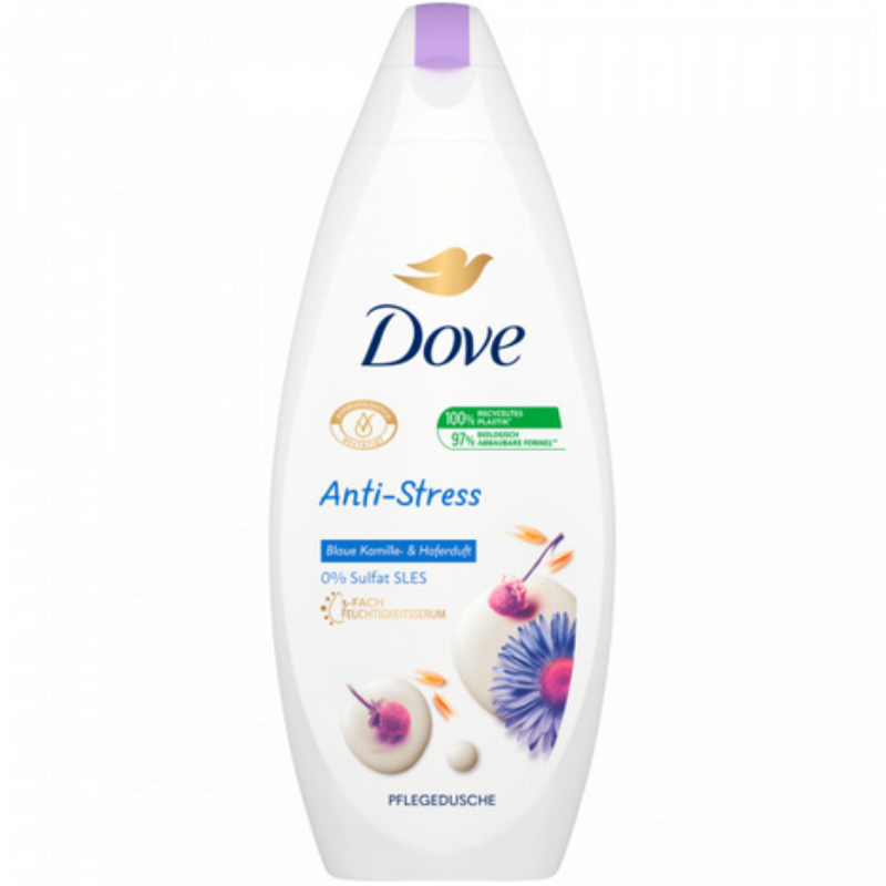 Dove sprchový gél Anti-stress s modrým harmančekom
