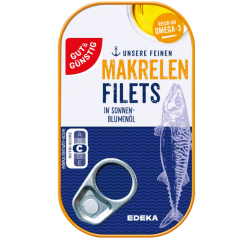Filety z makrely v slnečnicovom oleji Gut und Gunstig 125 g