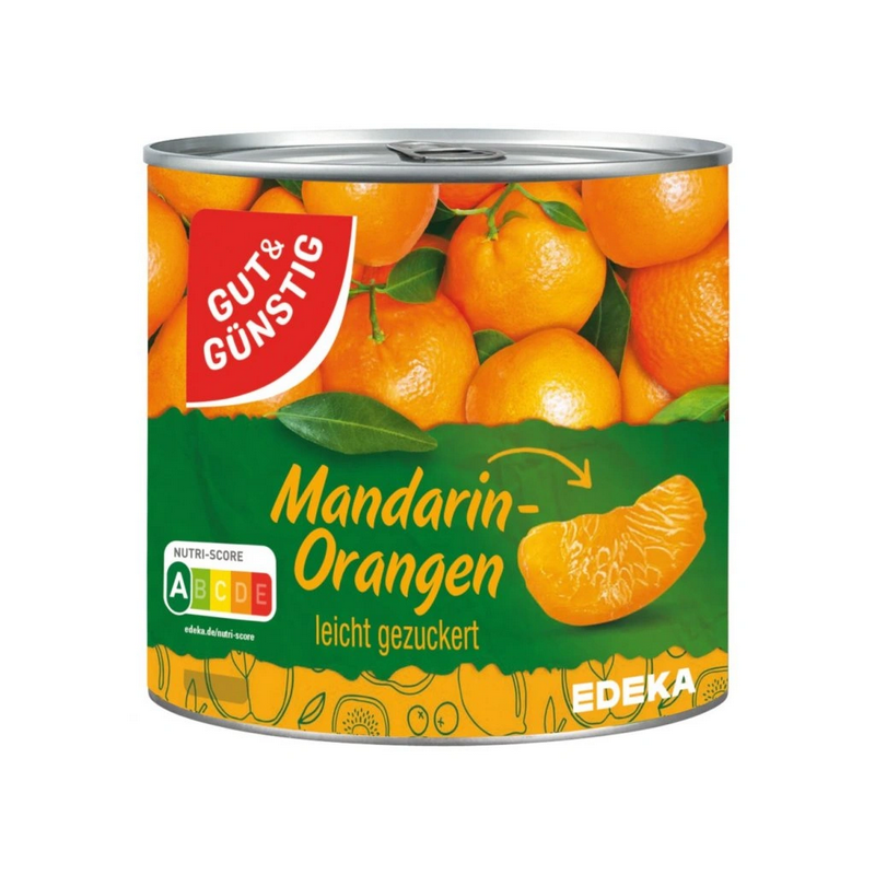 Manderinky ve sladkém nálevu gut und Gunstig 312 g