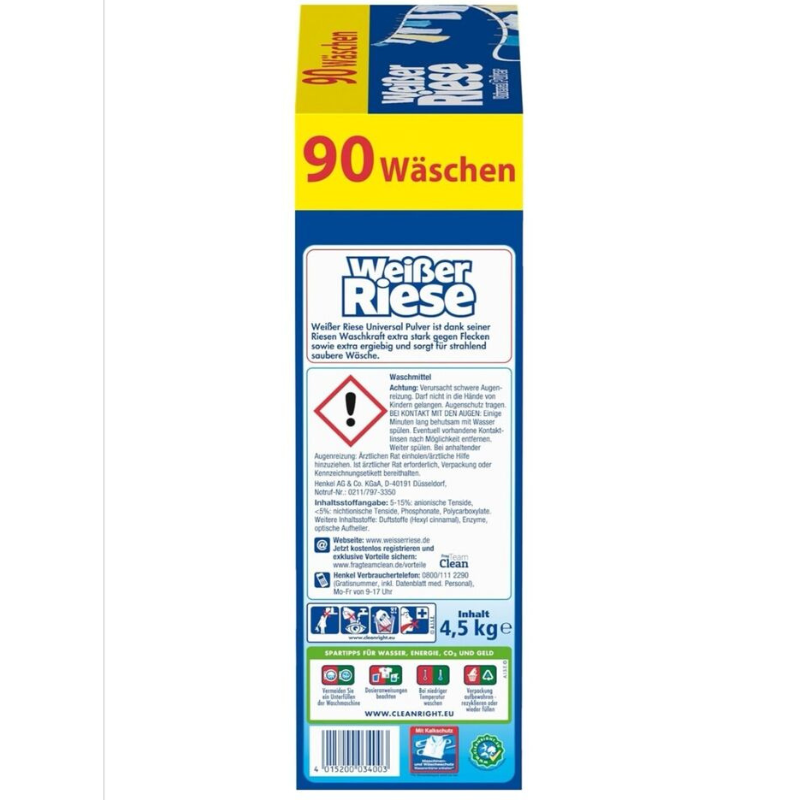 Weisser Riese  prací prášek Universal 90 dávek