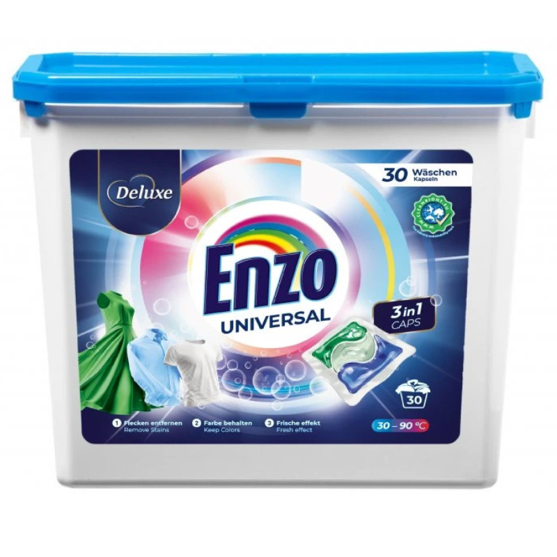 Enzo pracie kapsule Deluxe 2v1 Universal 30 ks