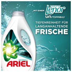 Ariel prací gél Universal Lenor Unstoppables 80 dávok