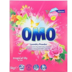 Omo prací prášok universal s tropickou vôňou 100 dávok