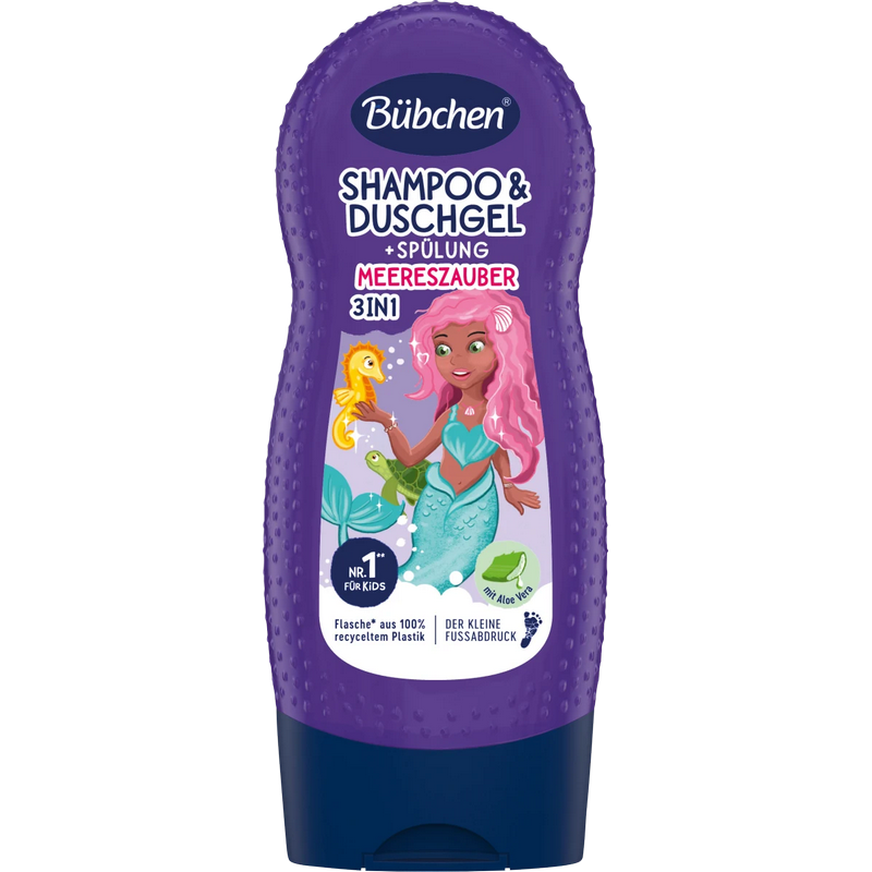 Bübchen dětský šampon a sprchový gel 3v1 + kondicionér Sea Magic