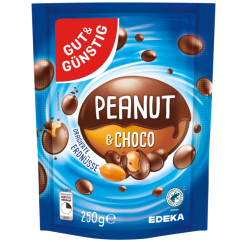 Arašídy v mléčné čokoládě Gut und Gunstig 250 g
