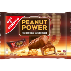 Mini arašídové tyčinky v čokoládě Edeka 16 ks