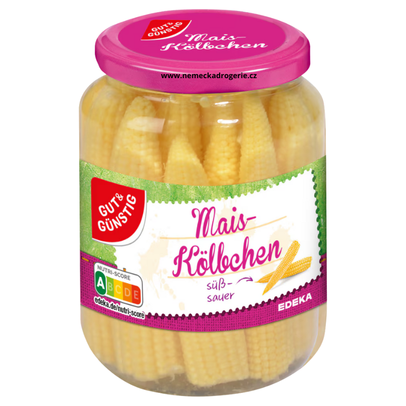 Nakládaná kukuřice ve sladkokyselém nálevu Gut und Gunstig 330 g