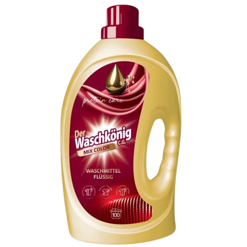 Waschkönig prací gél Protein Care Mix Color 100 dávok